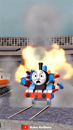 Kereta Thomas Meledak #thomasandfriends #shortvideo