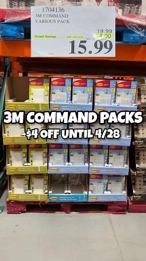Costco 3M Command Products Sale: $4 Off Until April 28!