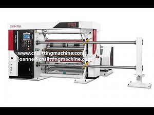 ZTM-K High speed slitting and rewinding machine for paper, self-adhesive paper .