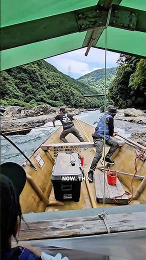 Japan’s Hidden River Ride #Japan #Kyoto #TravelJapan #JapanTravel #HiddenJapan #Arashiyama