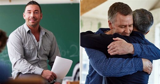 Man surprises his third-grade teacher after 30 years and helps him check off his bucket list dream