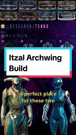 Itzal Archwing Build #warframe #warframecommunity #warframetiktok #itzal #archwing #build #HowTo #steelpath