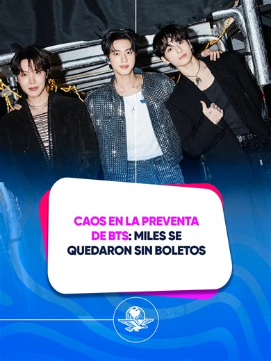 BTS lo volvió a hacer. Más de un millón de personas en la fila virtual y boletos agotados en solo 37 minutos. La Army colapsó Ticketmaster y ya pide una cuarta fecha en CDMX. ¿Lograste conseguir boleto o te quedaste en la fila? #BTS #BTSenMéxico #armys #SoldOut #Conciertos2026 #Kpop #EstadioGNP