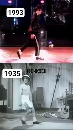 Michael Jackson dance 1993 vs 1935 #80smusic