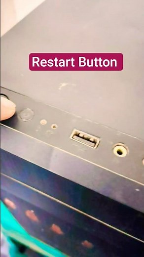 Restart Button क्या करता है? बस 1 Minute में समझें! ⏱️