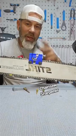 Tired of dull chainsaws? Keep your chainsaw razor-sharp with Our Portable Chainsaw Sharpener makes it easy - just pull, pinpoint and sharpen with precision. It is as easy to use as a pencil sharpener. ✨ Just pull the chain to pinpoint the next saw tooth and sharpen it with extreme precision and effect. | Electrix World | Facebook