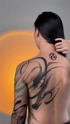 Reina x Neo collab tattoo WIP