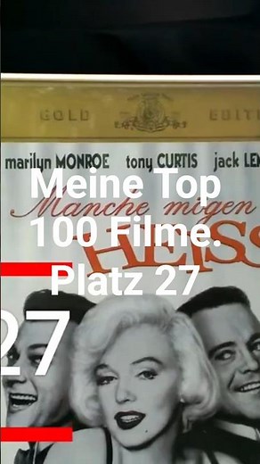 My top 100 best films of all time. 27th place: SOME LIKE IT HOT (1959)