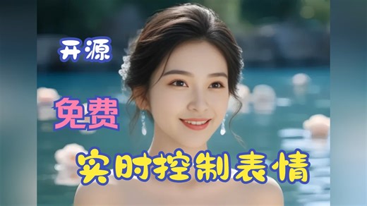 分享实时表情控制整合包，开源，免费，一键启动