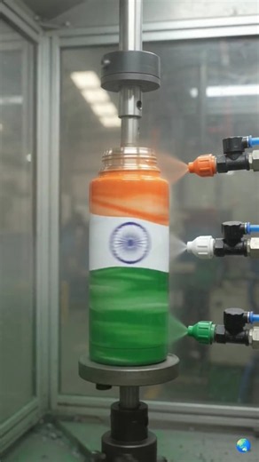 🥤🇮🇳 Inside India’s Tricolor Travel Flask Factory | Stainless Steel to Insulated Flask Manufacturing