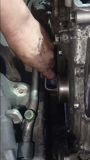 idler pulley bearing installation" #car #automobile #autodetailing #mechanic