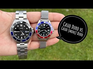Casio Duro Vs. Casio Mini Duro 38mm (MDV106-1A vs MDV10C-1A2V)