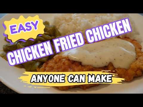 EASY CHICKEN FRIED CHICKEN ANYONE CAN MAKE || COOKING FOR TWO || SILVER HAIR HOMEMAKER