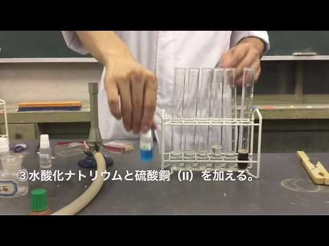 化学「タンパク質の呈色反応」