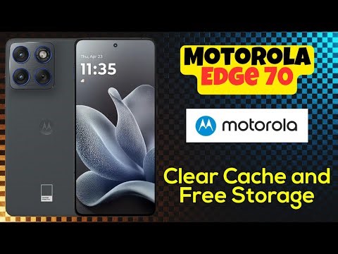 Motorola Edge 70 Junk Files Removal | How to Clear Cache and Free Storage
