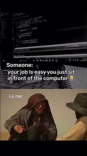 My Honest Reaction When Someone Says “Programming Is Easy” 😂💻 #programmerlife #codingmemes #shorts