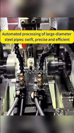 Pipe End Chamfering Made Easy with Dual Head CNC System#cncmill #machine