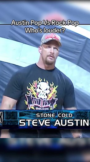 Austin Pop Vs Rock Pop Who’s louder? #wwf #wwe #stonecold #stonecoldsteveaustin #attitudeera #wrestling #pop #therock #entrance #smackdown