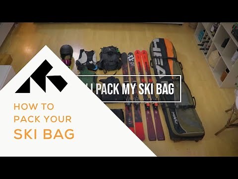 Before departure: How to pack your ski bag