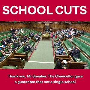 600 reactions · 252 shares | Challenging the Tory Education Secretary today in the commons on School Cuts. The answer was the same tired response from an out of touch government  | Angela Rayner | Facebook