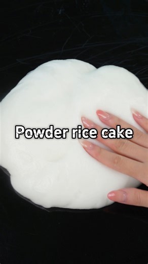 slymuslime on Instagram: "Can powdered slime be made into adult cakes?😂#powder #slime #ricecake #asmr #diy #makingslime #slimepressing"