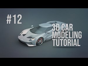 3D Car Modeling Tutorial - Ford GT pt.12