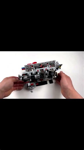 Building a Working NO-L4 Engine part 4 #lego #buildvideo #legotechnic #unboxing#mouldking