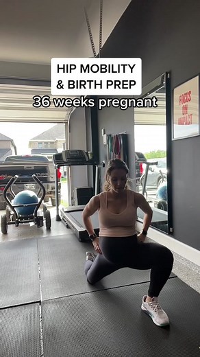 Hip Mobility & Birth Prep Exercises for 36 Weeks Pregnant