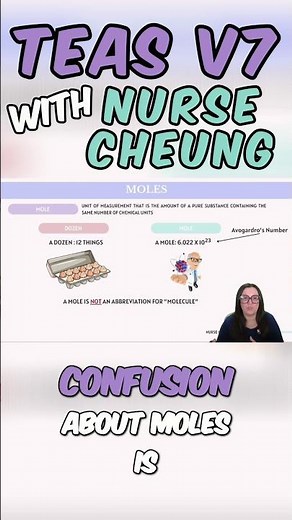 Moles Explained (ATI TEAS V7 Chemistry)