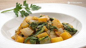 Acelgas a la extremeña