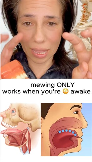This is what happens when your tongue finds its natural resting position: Your posture stabilizes naturally. But here's the problem: Conscious tongue exercises only work when you're thinking about them. You press your tongue to the roof of your mouth. You hold it. You remember to do it throughout the day. But the moment you stop thinking about it—when you're working, sleeping, or just living your life—your tongue drops back to its default position. That default was programmed in childhood. It's 
