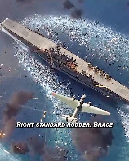 He Saved The Carrier By Blasting The Enemy Plane Mid-Strike #film#movie#shorts