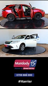 36K views · 104 reactions | When you say you want variety , we take it personally.  Now you have no excuse not to buy a Harrier. #MaridadyMotors #CarDeals #Harrier #Toyota #cardealership | Maridady Motors Ltd | Facebook