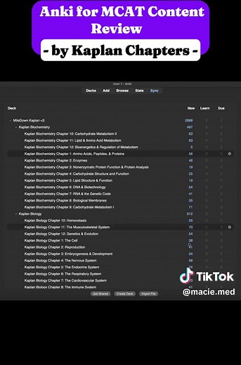 MCAT Study Tips: Using Anki and Kaplan Effectively