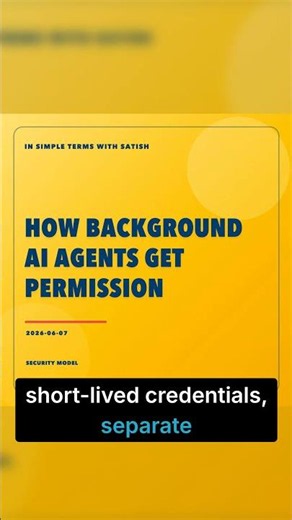 Human vs Service Authorization for AI Agents #Shorts