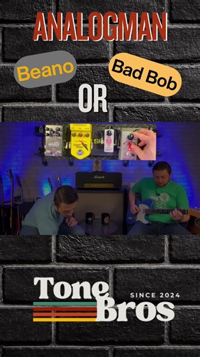 Analogman Bad Bob Boost or Analogman Beano Boost #analogman #boostpedal #guitarpedal #guitartone