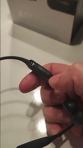 Aftershokz verbinden mit dem Handy. Aeropex