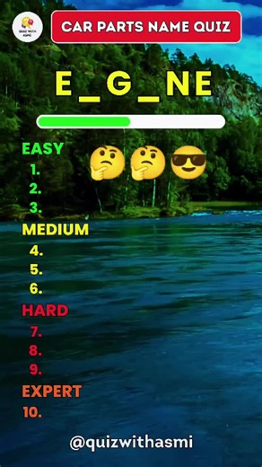 Test Your Knowledge: Guess the Missing Car Parts