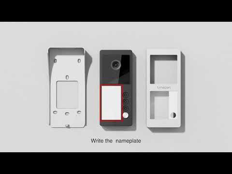 Installation for 2 wires intercom system TMEZON MZ-T30