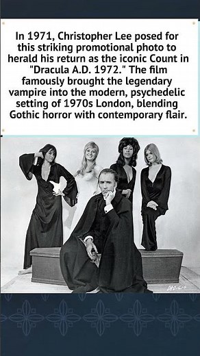 Christopher Lee: Dracula in the 70s 🧛‍♂️✨