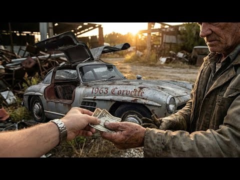 ASMR Car Restoration | 1963 Corvette Split Window Full Rebuild from Abandoned Junkyard to New