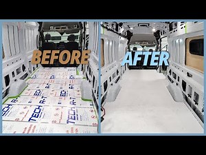 Making the BEST Insulated Subfloor for my Ford Transit Van Conversion (PT. 1)