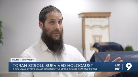 200-Year-Old Torah Scroll survived the Holocaust