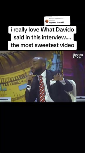 What Davido Said: Heartfelt Insights from His Interview