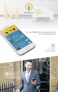 WeNote app - the first indoor reminder - Nicoletta Bruno