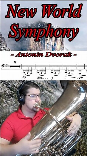 New World Symphony Mvt. 4 Pt. 3 | Antonin Dvorak #orchestra #tuba #brass