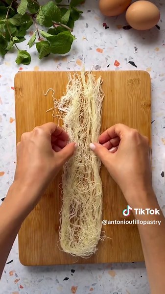 Kataifi Tiropita Rolls Recipe with Ricotta and Feta