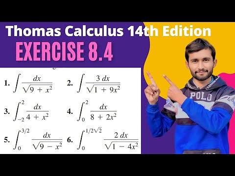 Exercise 8.4 | Q#1-6 | "Solving Trigonometric Substitution Integrals | Step-by-Step Guide" |
