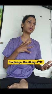 Try This Breathing Technique for Stress & Relaxation | Diaphragmatic Breathing #yoga #breathing