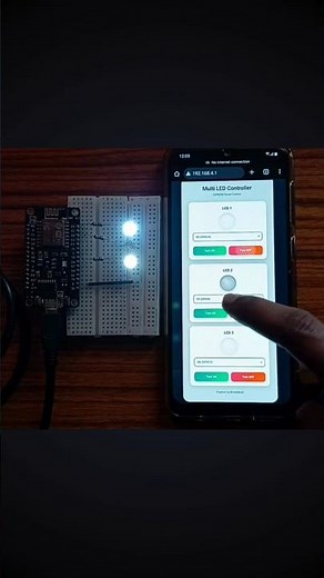 Turn Your Phone into a Light Switch! 📱💡 ESP8266 IoT Project #shorts